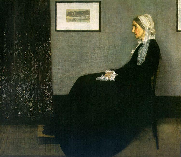 James Abbott McNeil Whistler Portrait of the Artist s Mother oil painting image